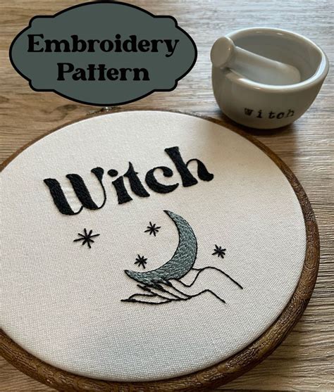 Unleash Your Creativity: Mom Witch Embroidery Patterns